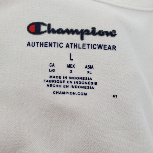 Champion white authentic crop sleeveless top NWT - Picture 5 of 7